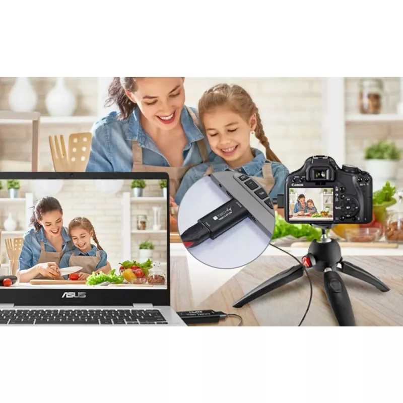 Techly I-USB-VIDEO-1080TY video grabber da HDMI a USB, 1920x1080 (1080p)
