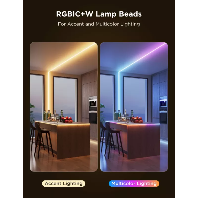 Striscia luminosa universale Govee Light Pro 3000 mm LED 3780 lampadine