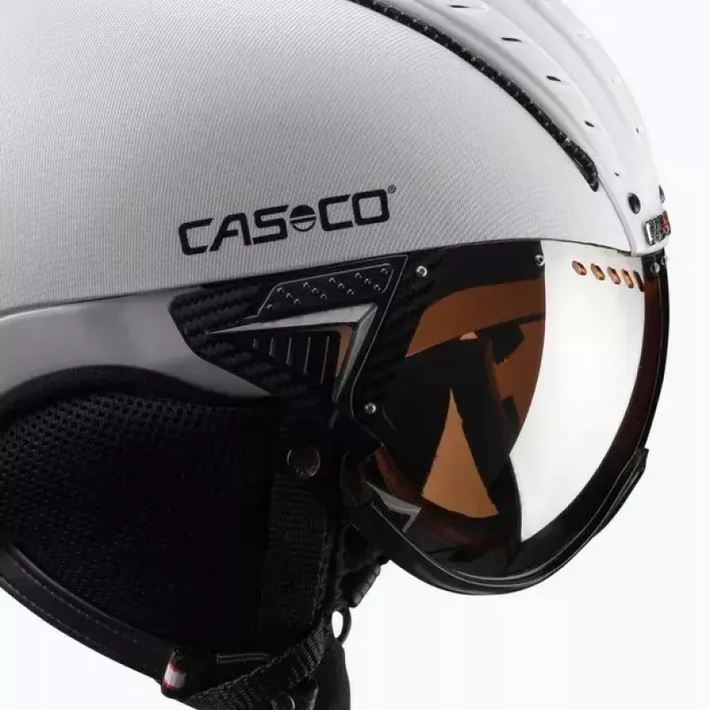 Casco da sci Casco SP-2 Carbonic Visor bianco taglia S (52-54 cm)