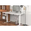Telaio per scrivania regolabile in altezza elettricamente DIGITUS, doppio motore, 3 stadi, bianco