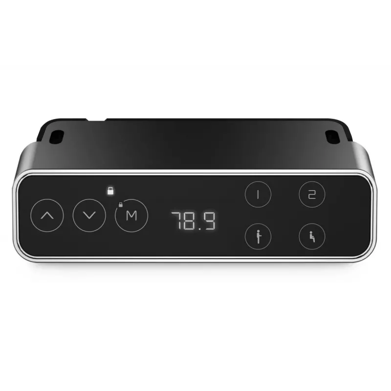 Telaio per scrivania regolabile in altezza elettricamente DIGITUS, doppio motore, 3 stadi, bianco