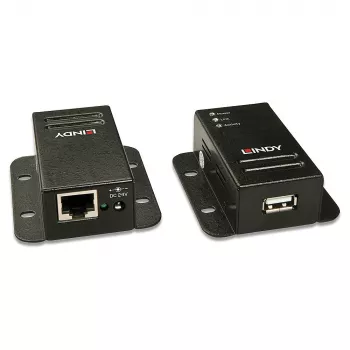 Estensore USB 2.0 Cat.6 Lindy 50 m, trasmettitore e ricevitore di rete