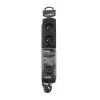 Protezione da sovratensione QOLTEC 50104 — 4 prese AC, 230 V, cavo 1,5 m, nero