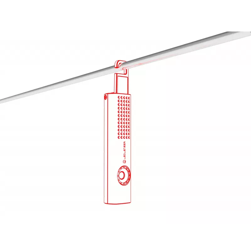 Lampada da lavoro tascabile Ledlenser 502735 12W LED nero
