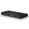 Lindy 38249 switch HDMI 2.0 18G a 4 porte con audio, da scrivania