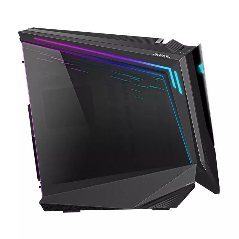 Case PC GIGABYTE AORUS C700 GLASS – Full-Tower, supporta fino a E-ATX e radiatori da 420 mm, 5 ventole da 120 mm preinstallate, USB 3.1 Type-C, RGB Fusion