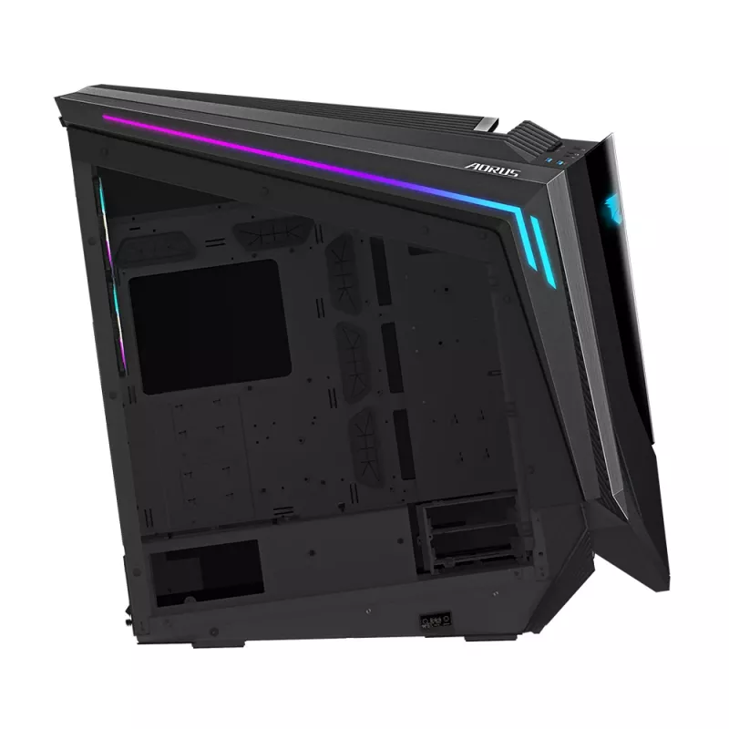 Case PC GIGABYTE AORUS C700 GLASS – Full-Tower, supporta fino a E-ATX e radiatori da 420 mm, 5 ventole da 120 mm preinstallate, USB 3.1 Type-C, RGB Fusion