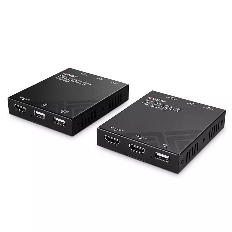 Estensore KVM Lindy 120 m Cat.6 HDMI e USB trasmettitore e ricevitore