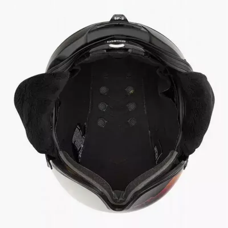 Casco da sci Casco SP-2 Carbonic Visor, taglia M (55–57 cm), nero