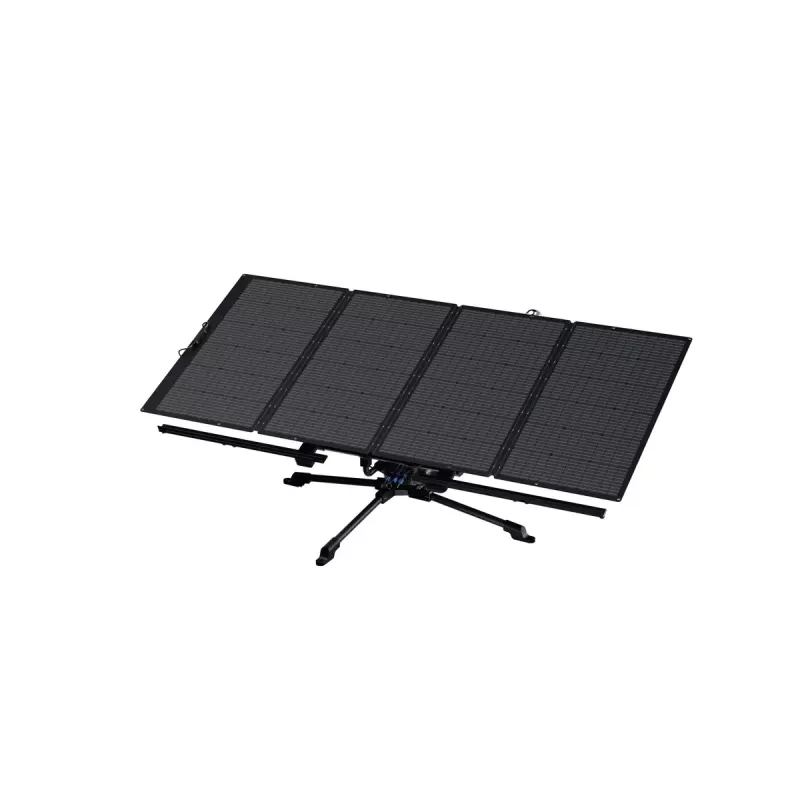 EcoFlow SOLARTS-EU inseguitore solare, a 2 assi, batteria da 5000 mAh, IP54, controllo tramite app, pannello max. 25 kg / 2,4x1,1 m