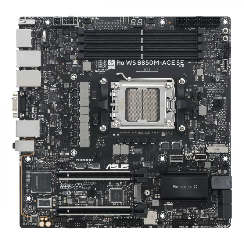 ASUS PRO WS B850M-ACE SE AMD B850 Socket AM5 micro ATX