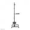 Neomounts FPMA-MOBILE1700 postazione di lavoro mobile, 10-32 pollici (25,4-81,3 cm), max. 8 kg, VESA 75x75-100x100, altezza 94-175 cm, acciaio, nera
