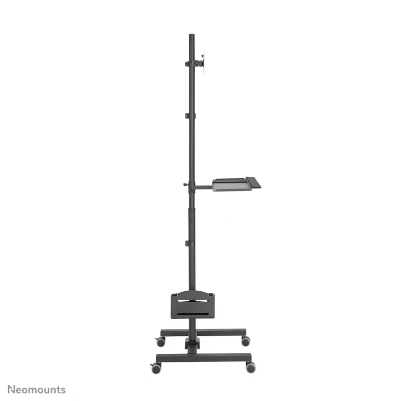 Neomounts FPMA-MOBILE1700 postazione di lavoro mobile, 10-32 pollici (25,4-81,3 cm), max. 8 kg, VESA 75x75-100x100, altezza 94-175 cm, acciaio, nera