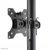 Neomounts FPMA-MOBILE1700 postazione di lavoro mobile, 10-32 pollici (25,4-81,3 cm), max. 8 kg, VESA 75x75-100x100, altezza 94-175 cm, acciaio, nera