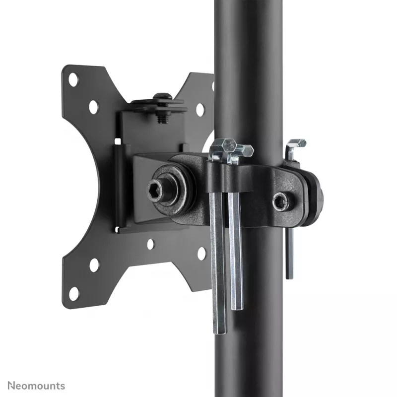 Neomounts FPMA-MOBILE1700 postazione di lavoro mobile, 10-32 pollici (25,4-81,3 cm), max. 8 kg, VESA 75x75-100x100, altezza 94-175 cm, acciaio, nera