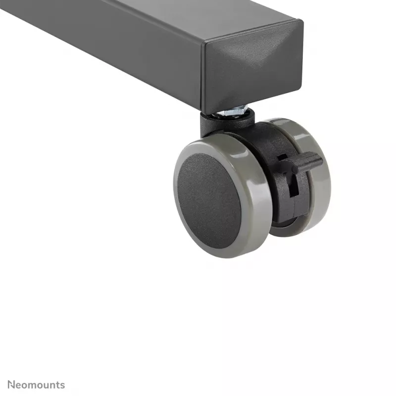 Neomounts FPMA-MOBILE1700 postazione di lavoro mobile, 10-32 pollici (25,4-81,3 cm), max. 8 kg, VESA 75x75-100x100, altezza 94-175 cm, acciaio, nera