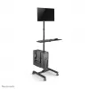 Neomounts FPMA-MOBILE1700 postazione di lavoro mobile, 10-32 pollici (25,4-81,3 cm), max. 8 kg, VESA 75x75-100x100, altezza 94-175 cm, acciaio, nera