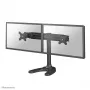 Neomounts FPMA-D700DD supporto da scrivania per due monitor, full-motion, 19-30 pollici (48,3-76,2 cm), 8 kg per schermo, VESA 75x75-100x100, base/passacavo, nero