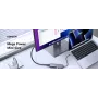 UGREEN Revodok CM511 hub USB-C 5 in 1 (15596), 3x USB-A, HDMI 4K, USB-C PD 100 W, grigio