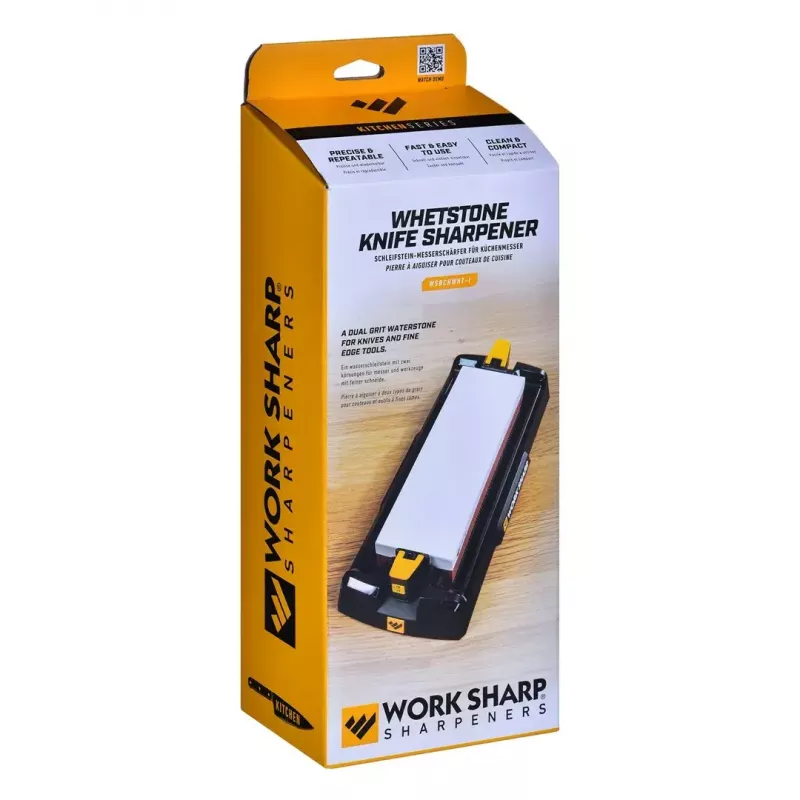 Set pietre per affilatura Work Sharp 1000/6000 con supporto - sistema a doppia grana