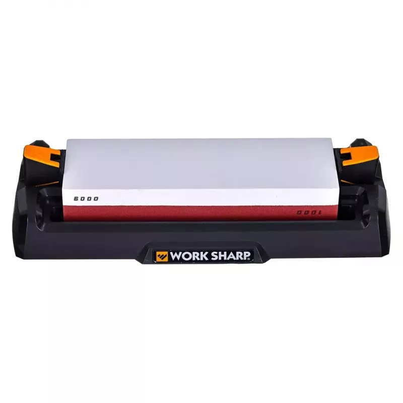 Set pietre per affilatura Work Sharp 1000/6000 con supporto - sistema a doppia grana