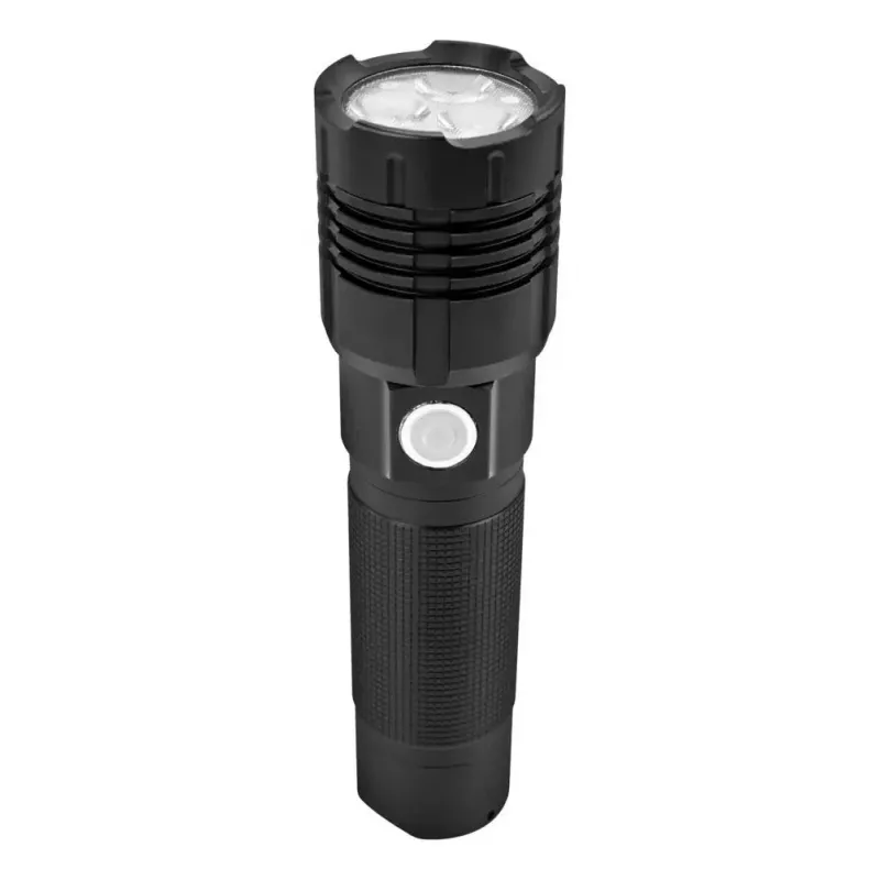 Ansmann Pro 3000R 1600-0445 torcia LED, in metallo, 3x10 W (30 W), impermeabile, nera