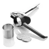 Schiacciapatate GEFU 13110 – pressa in acciaio inox con 2 dischi