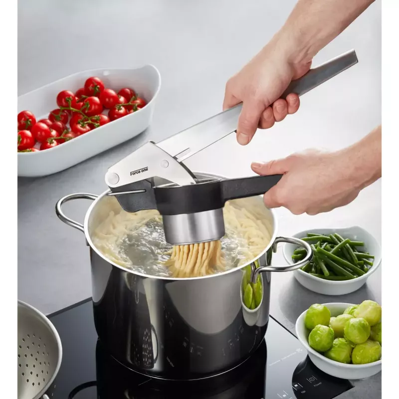 Schiacciapatate GEFU 13110 – pressa in acciaio inox con 2 dischi