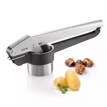 Schiacciapatate GEFU 13110 – pressa in acciaio inox con 2 dischi