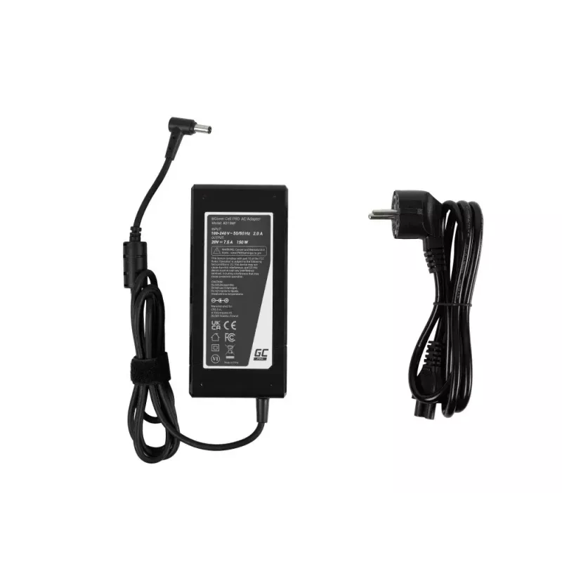 Alimentatore Green Cell AD136P universale 150 W 20 V 7,5 A AC/DC nero