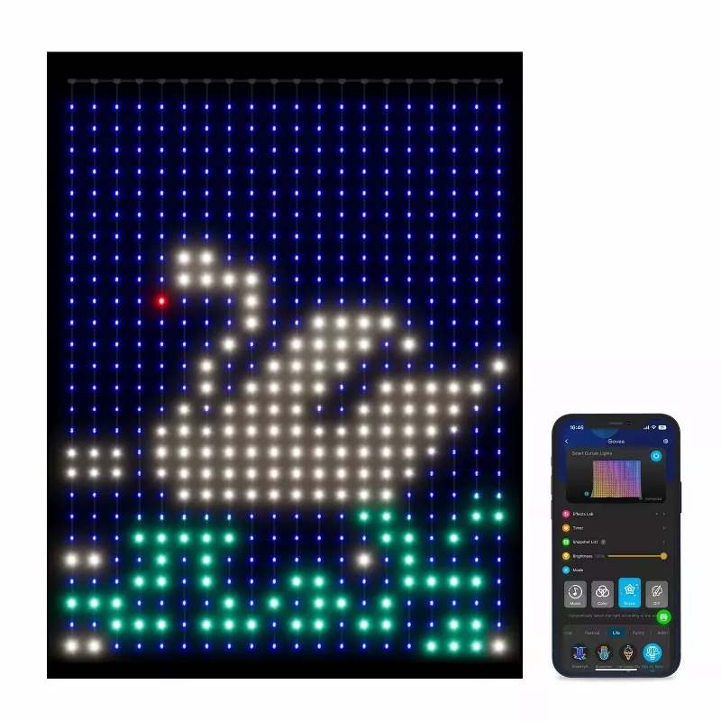 Striscia luminosa universale Govee H70B1 LED 2000 mm da interno/esterno multicolore 520 lampade