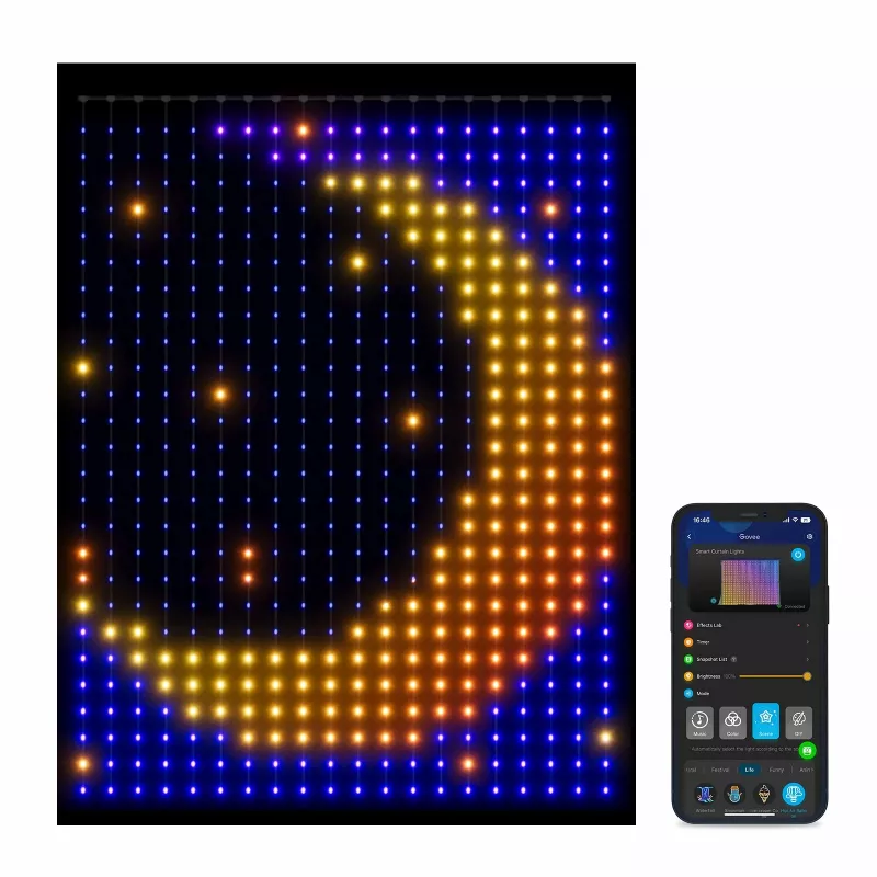 Striscia luminosa universale Govee H70B1 LED 2000 mm da interno/esterno multicolore 520 lampade