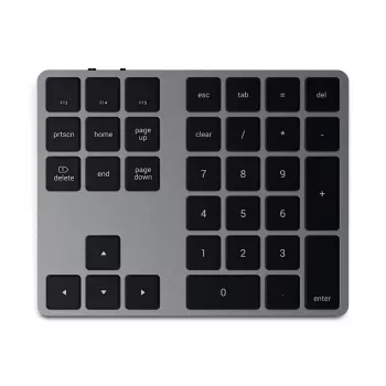 Tastierino numerico Satechi ST-XLABKM Bluetooth 33 tasti grigio