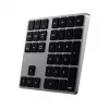 Satechi ST-XLABKM tastierino numerico wireless Bluetooth Extended, grigio siderale