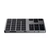 Satechi ST-XLABKM tastierino numerico wireless Bluetooth Extended, grigio siderale