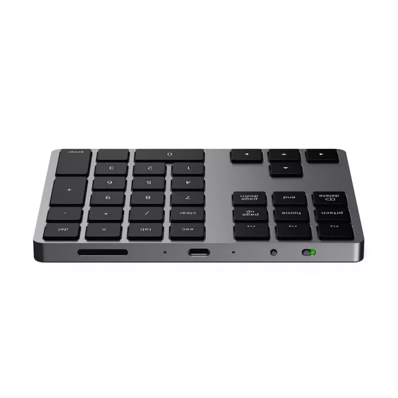 Satechi ST-XLABKM tastierino numerico wireless Bluetooth Extended, grigio siderale