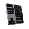 Satechi ST-XLABKM tastierino numerico wireless Bluetooth Extended, grigio siderale