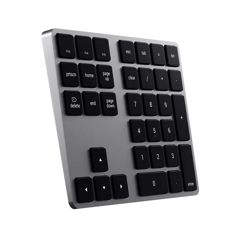 Satechi ST-XLABKM tastierino numerico wireless Bluetooth Extended, grigio siderale