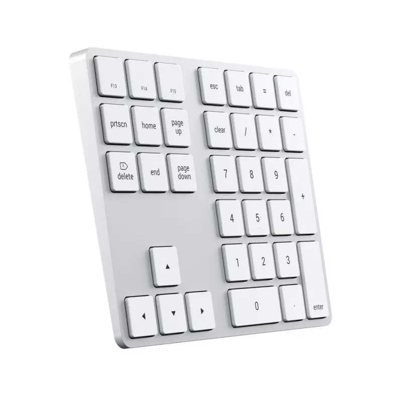 Satechi ST-XLABKS tastierino numerico wireless Bluetooth Extended, argento