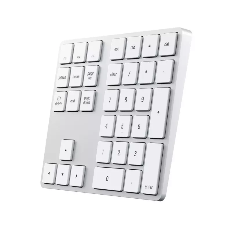 Satechi ST-XLABKS tastierino numerico wireless Bluetooth Extended, argento
