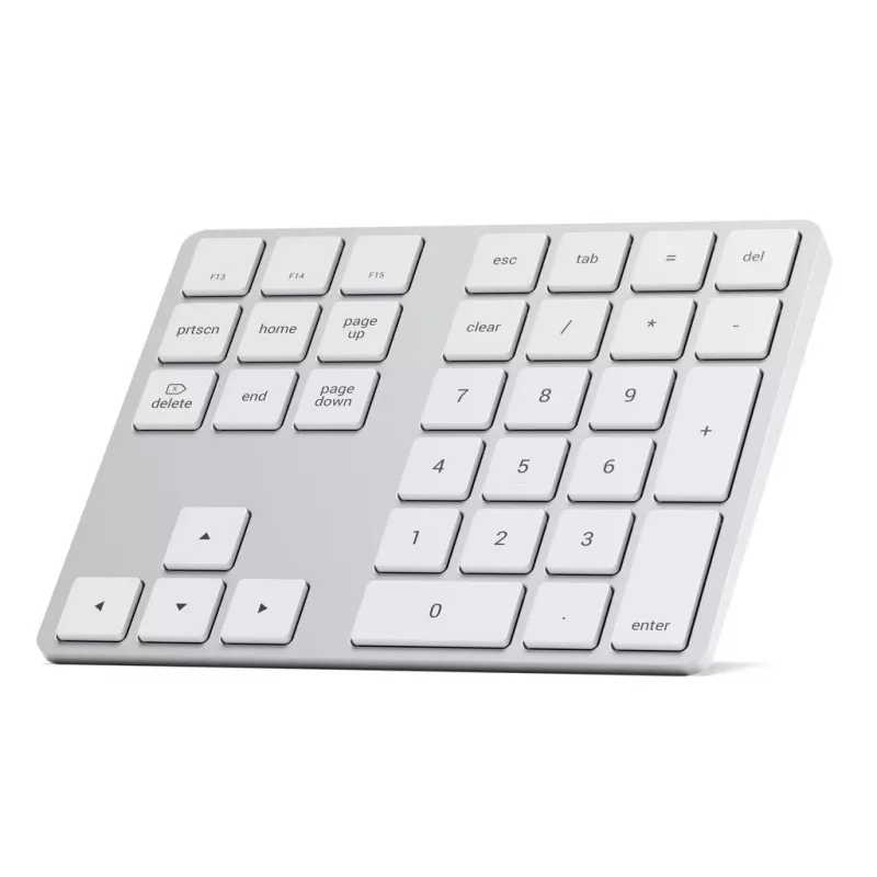Satechi ST-XLABKS tastierino numerico wireless Bluetooth Extended, argento