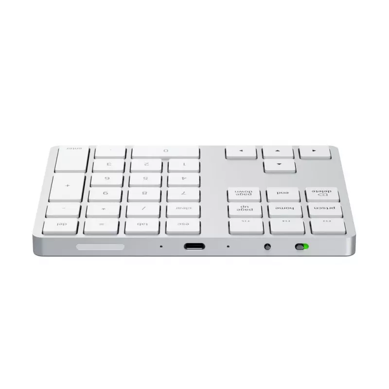 Satechi ST-XLABKS tastierino numerico wireless Bluetooth Extended, argento