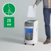 Distruggidocumenti Leitz IQ OptiMax Home Office 225 a microtaglio livello di sicurezza P5 15 L – bianco