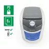 Distruggidocumenti Leitz IQ OptiMax Small Office 350 a microtaglio livello di sicurezza P5 22 L – bianco