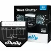 Relè smart Shelly Wave Shutter nero 10 A 110–230 V, portata max 40 m, 25 dBmW