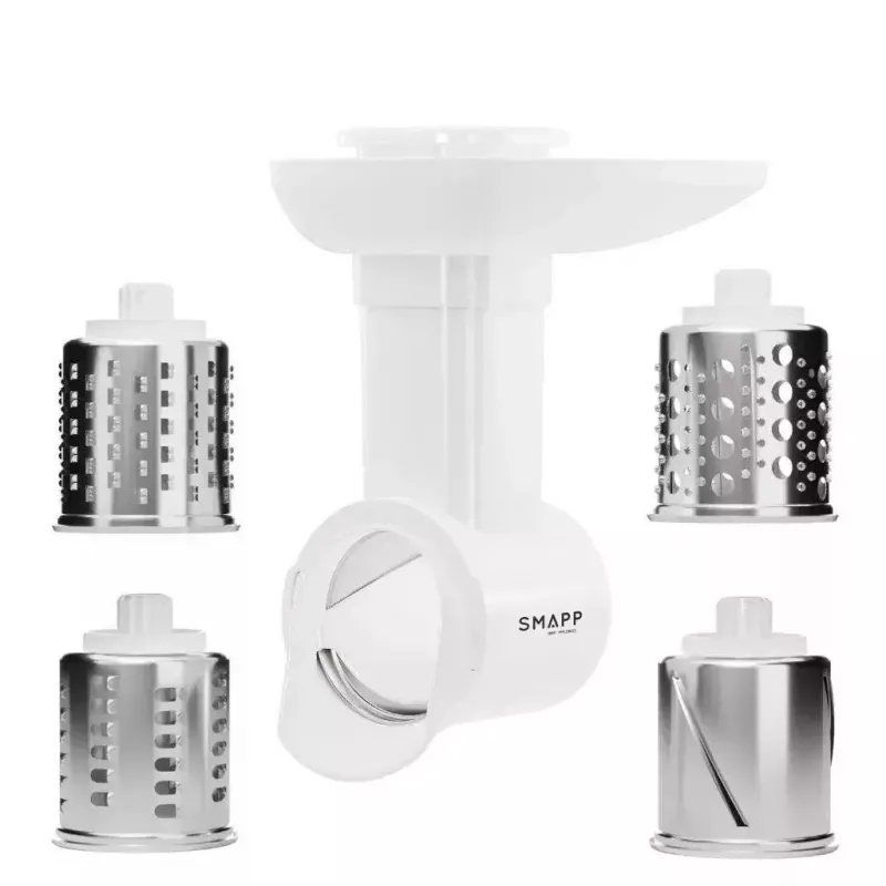 Tritacarne elettrico SMAPP 489.81, 2000 W, 3 dischi forati (2,7–8 mm), bianco