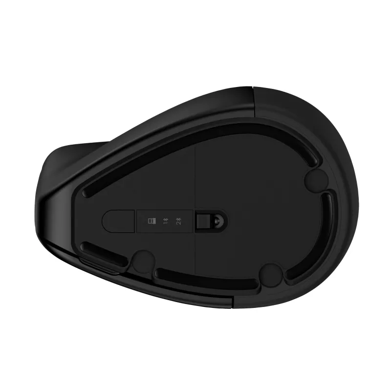Mouse verticale ergonomico HP 925, per destrimani, design verticale, RF Wireless + Bluetooth, 4000 DPI, nero