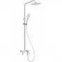 Sistema doccia Deante Alpinia NAC_01AM con miscelatore bagno e soffione a mano