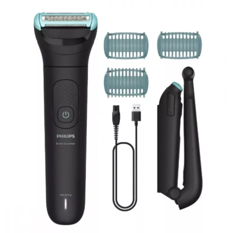 Body Groomer Philips 5000 Serie BG5475/15 con sistema di rasatura Triple Protect
