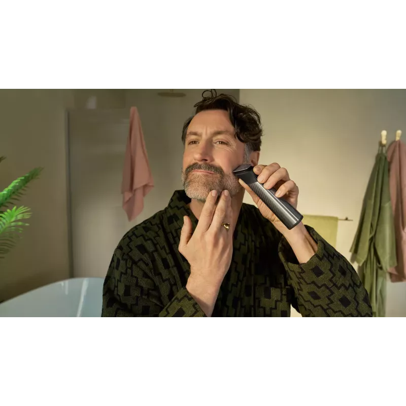 Trimmer All-in-One Philips 9000 Series MG9557/15 20-in-1 argento 120 min. di autonomia della batteria